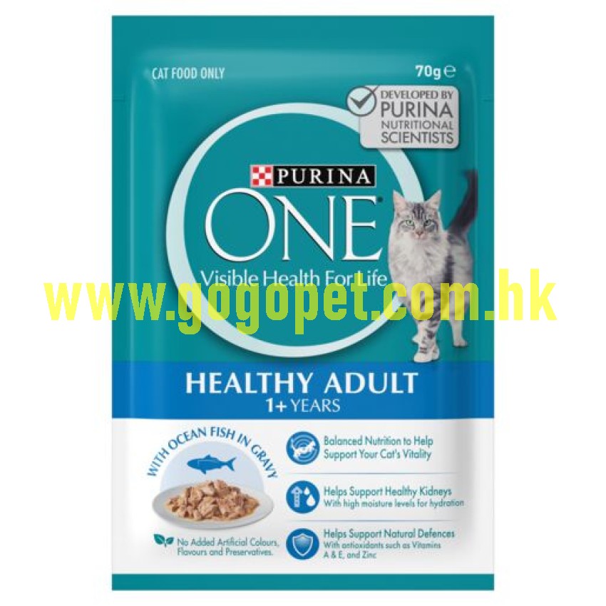 PURINA ONE 成貓配方濕糧 70g (海魚) GOGOPET 天下貓貓 PETPETHOME PETWIFI PETCHII PURINA ONE 成貓配方濕糧 70g (海魚) GOGOPET 天下貓貓 PETPETHOME PETWIFI PETCHII