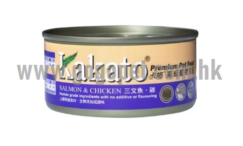 Kakato卡格-高級貓狗罐頭 (三文魚+雞) 170g GOGOPET 天下貓貓 PETPETHOME PETWIFI PETCHII Kakato卡格-高級貓狗罐頭 (三文魚+雞) 170g GOGOPET 天下貓貓 PETPETHOME PETWIFI PETCHII