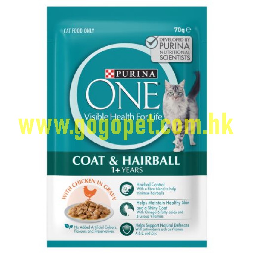 PURINA ONE 成貓去毛球配方濕糧 70g (雞肉) PURINA ONE 成貓去毛球配方濕糧 70g (雞肉)